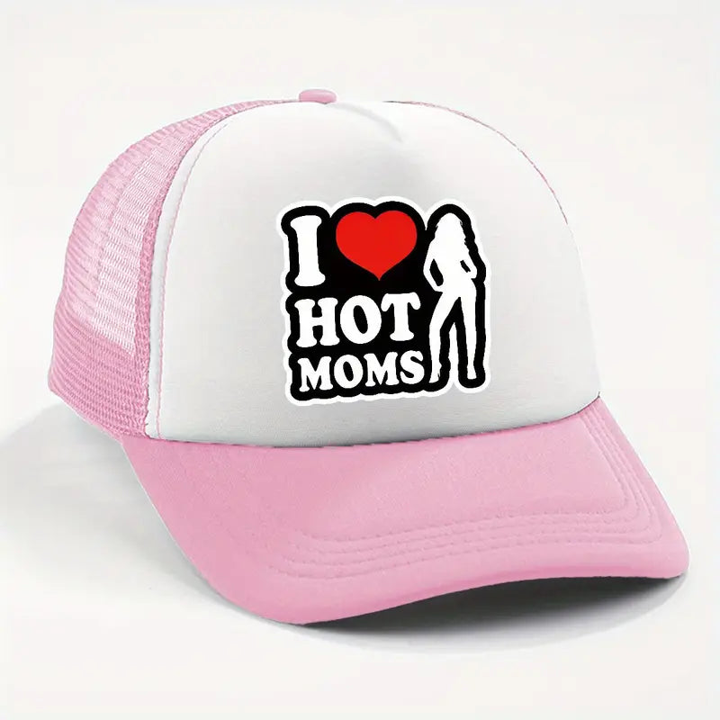 I Love Hot Moms Cap